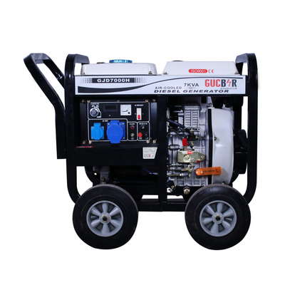 Дизельный генератор GUCBIR GJD7000-Н 5.5 кВт, 1 фаза, электростартер GJD7000H фото