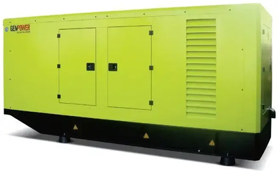 Генератор дизельний GENPOWER GDZ300 на 240 кВт, трифазний на стартері GDZ300 фото