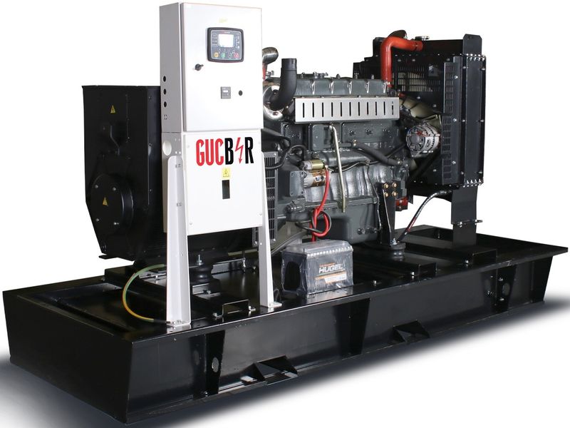 Генератор дизельный GUCBIR GJR110 на 80 кВт, трехфазный на стартере GJR110 фото