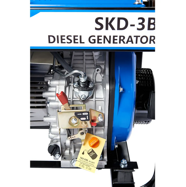 Дизельний генератор EnerSol SKD-3B 2.8/3.0 кВт, 1 фаза, ручной запуск SKD-3B фото